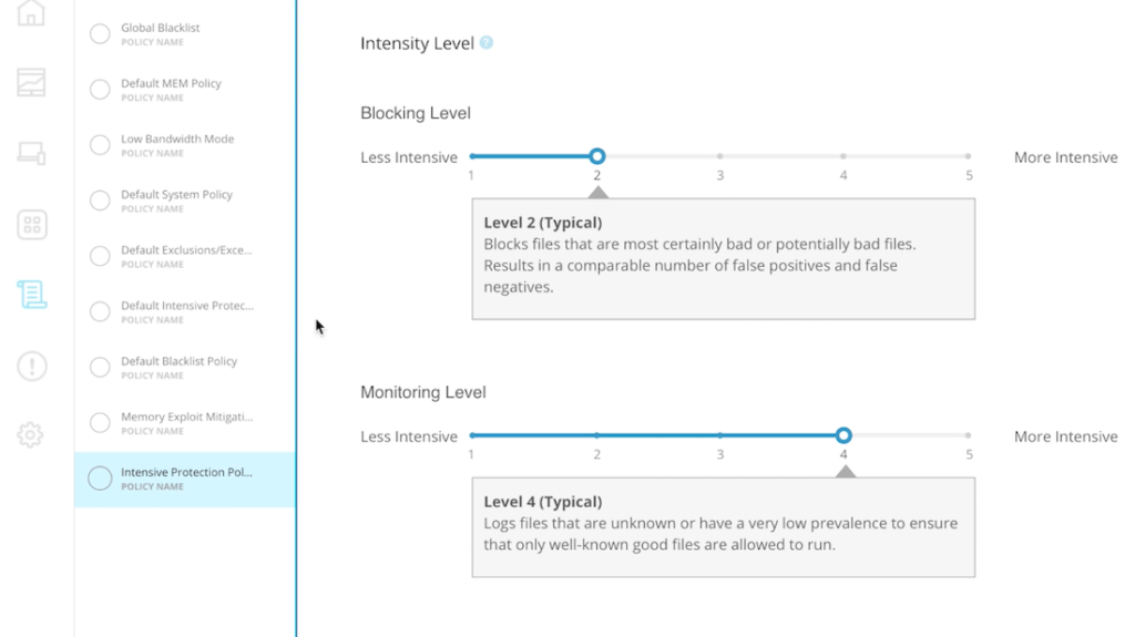 Symantec Endpoint Security Central Management Portal