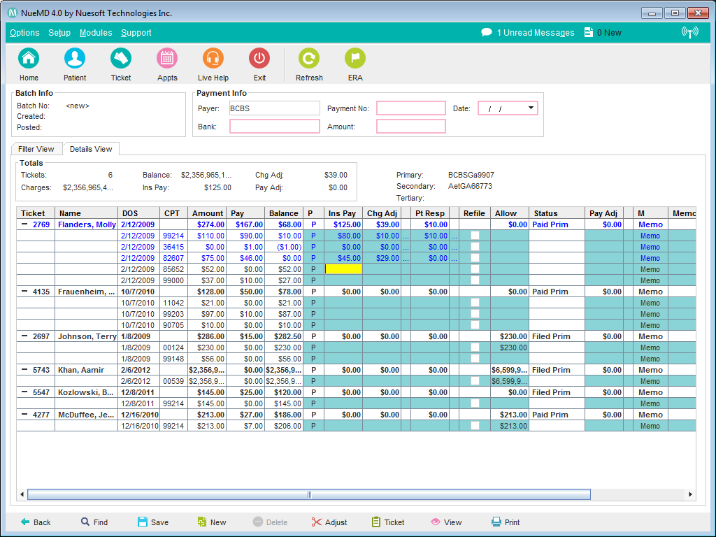 NueMD Dashboard