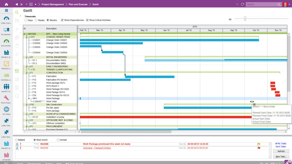 IFS Project Management Module