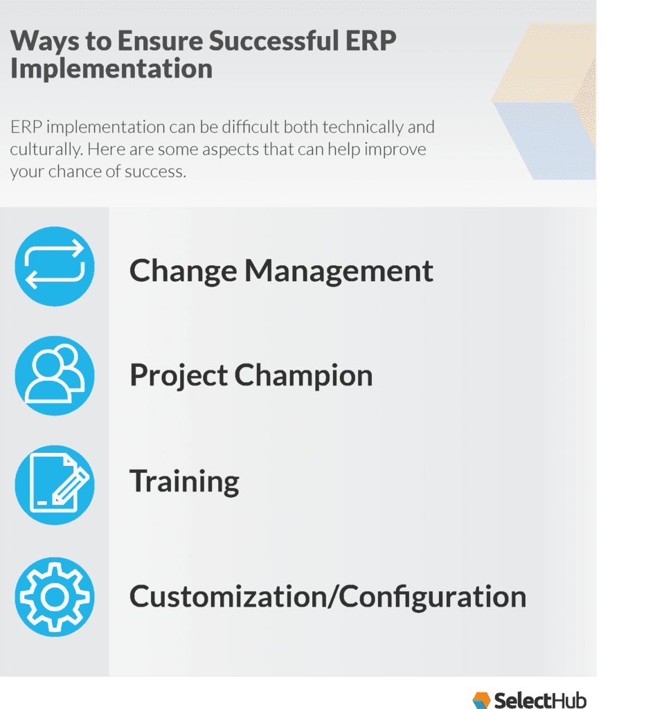 Ensure successful ERP implementation