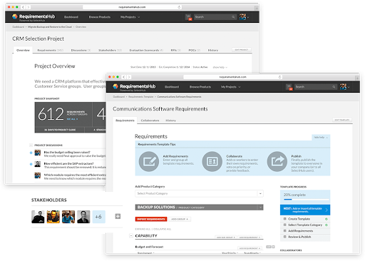 Selecthub Requirements Gathering Tool