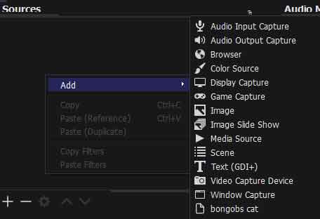 Select Game Capture Options in Obs