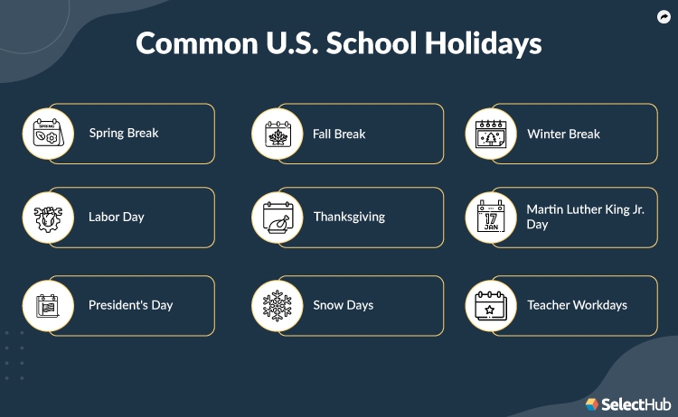 Common U.S. School Holidays