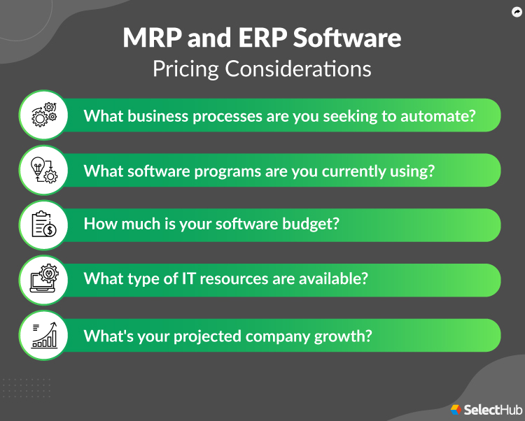 MP and ERP Pricing Considerations