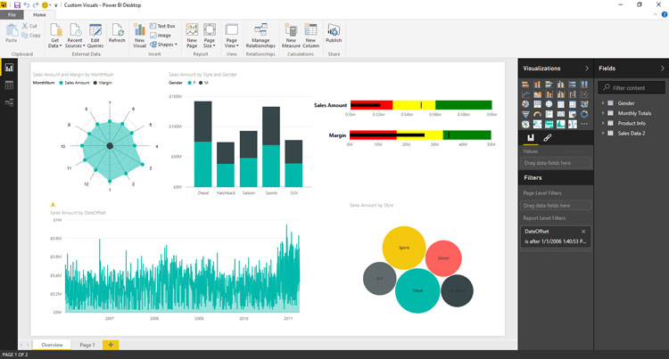 BI Tool Interface Example