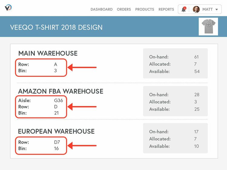 Inventory Management Screenshot ERP Module