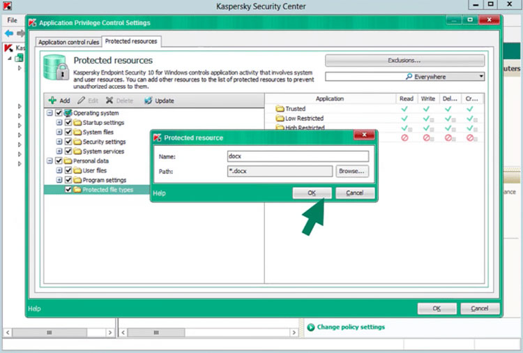 Encrypting Media Files in Kaspersky Endpoint