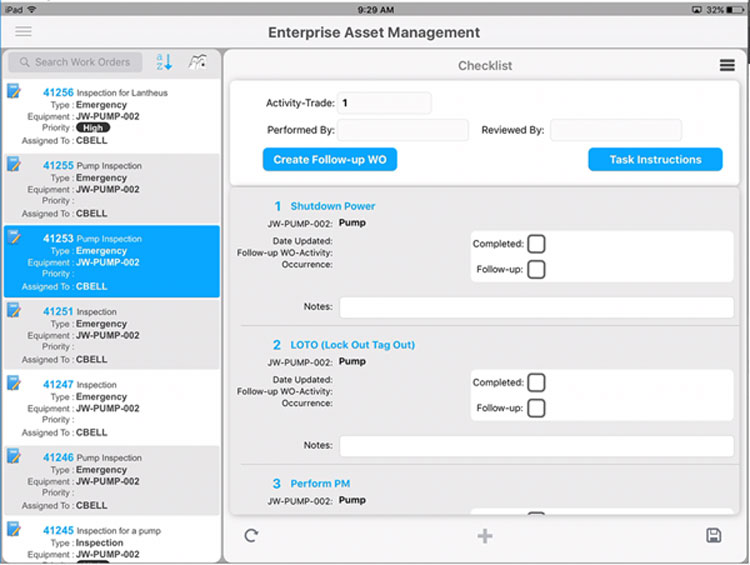 Infor HxGN EAM Module