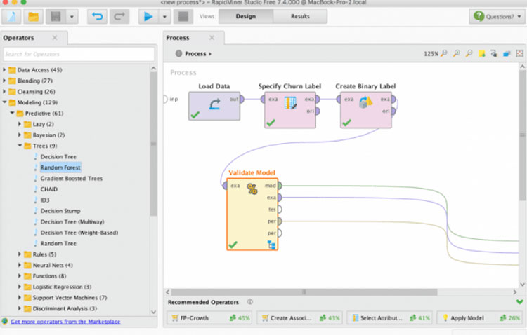 Rapidminer Studio Visual Workflow Designer