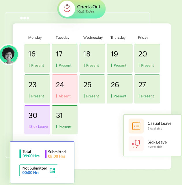 Zoho People Time and Attendance