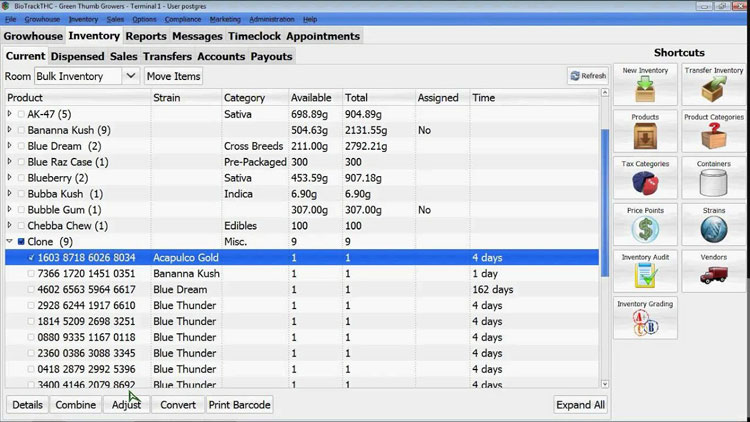 BioTrack Inventory Management Tool