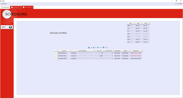 Statii Scheduling Module