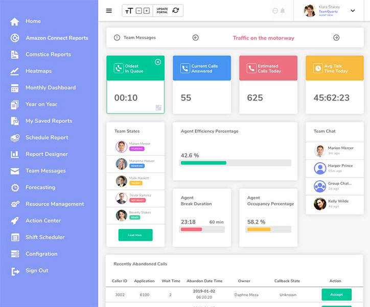 Comstice Dashboard