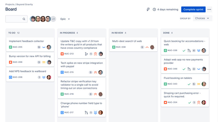 Scrum Board in Jira