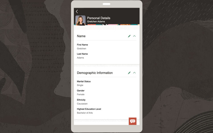 Oracle HCM Mobile UI