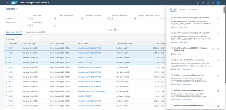 SAP S4HANA Order Management