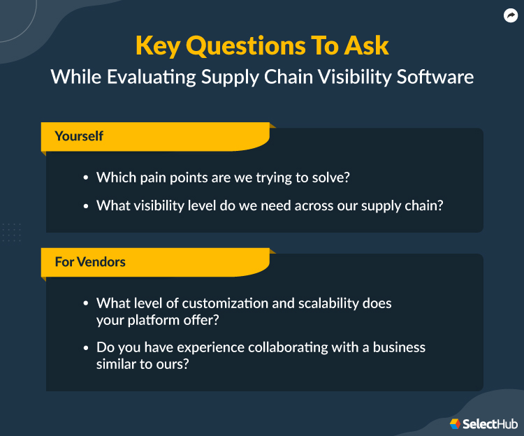 Key Questions To Ask While Evaluating Supply Chain Visibility Software