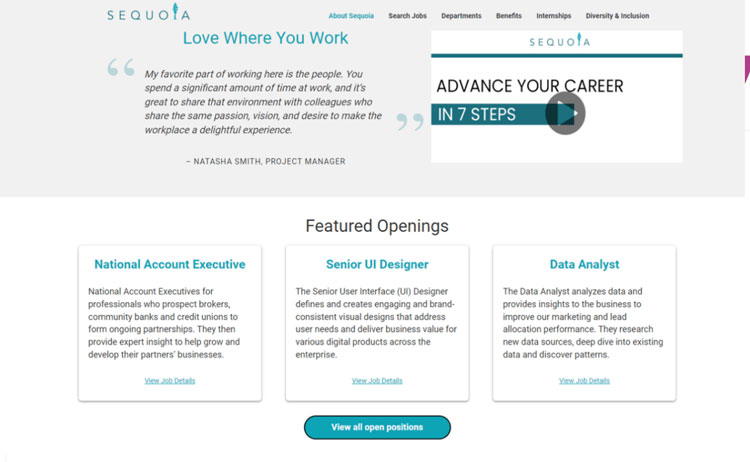 Branded Career Page by iCims