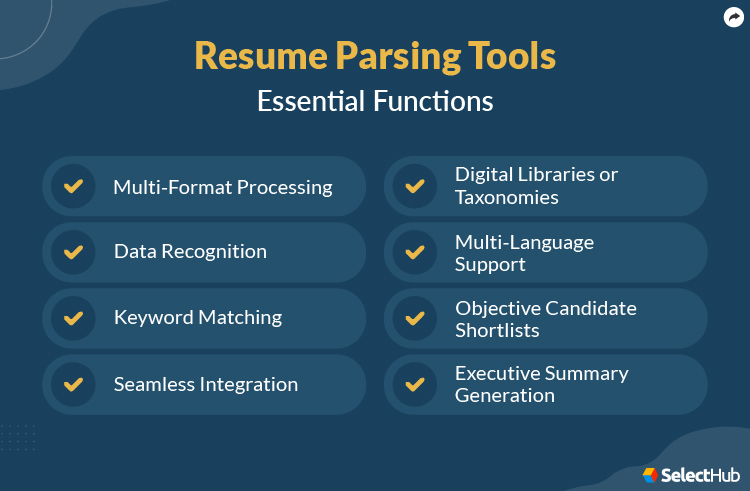 Resume Parsing Software Features