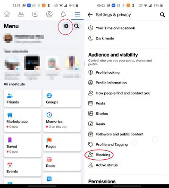 Audience and Visibility Settings in Facebook Mobile