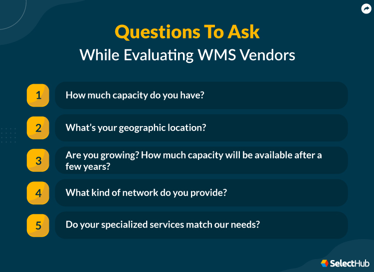 Questions To Ask While Evaluating WMS Vendors