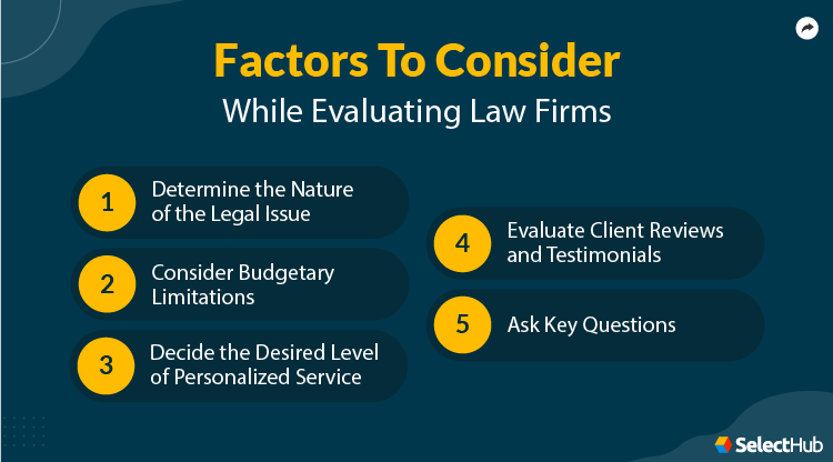 Law Firms Factors To Consider