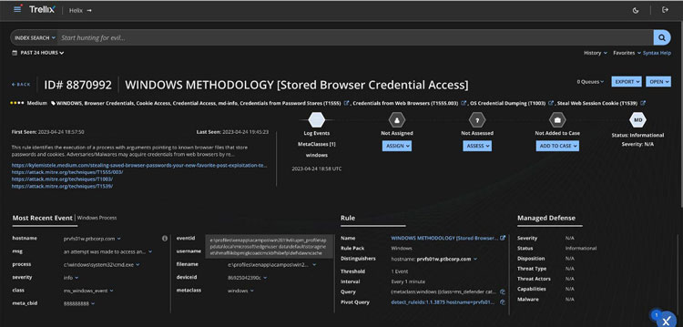 Trellix Browser Alert for Possible Cookie Theft