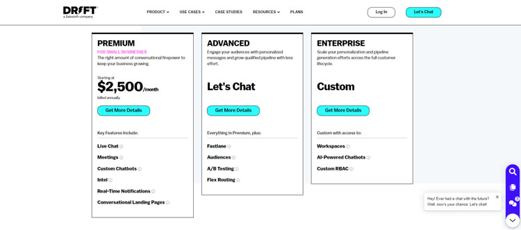 Drift Pricing Models