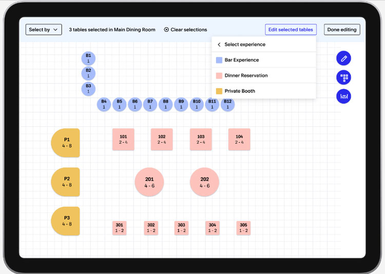 Tock Table and Service Management