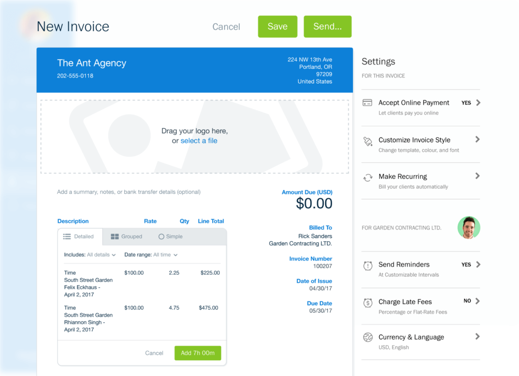 FreshBooks Invoice Tool