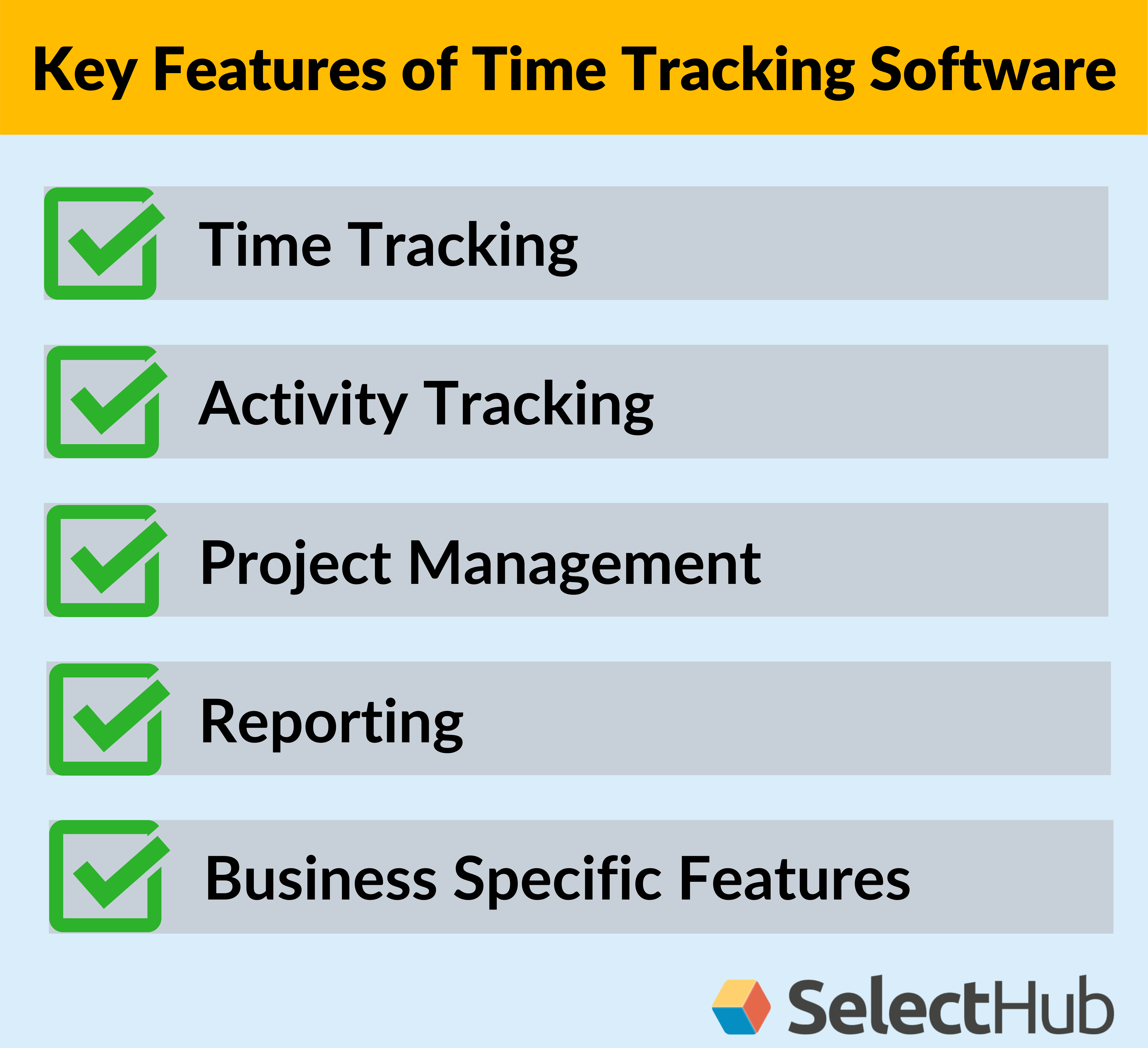 Time Tracking Software Features