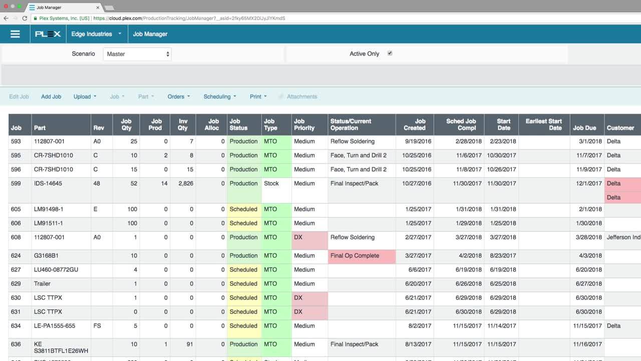 Plex Manufacturing Execution System