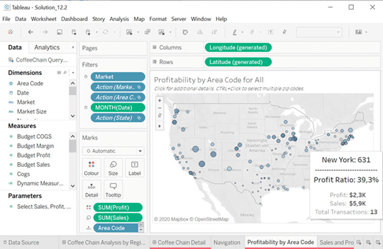 Geospatial Analysis in Tableau