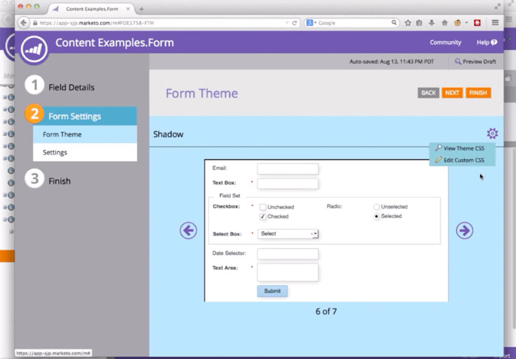 Marketo Form Builder