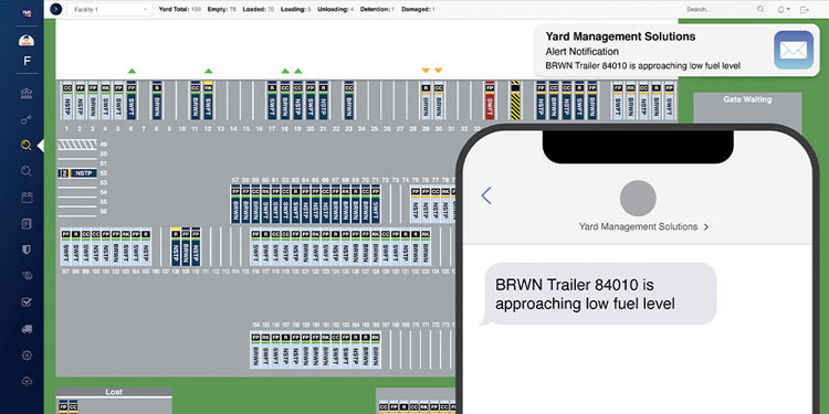 Yard Management Solutions Dashboard