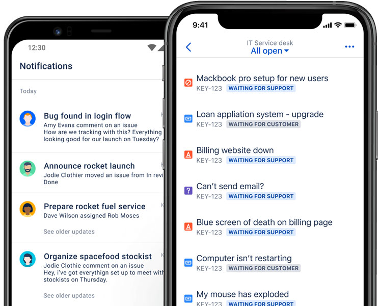 Jira Service Management Mobile App