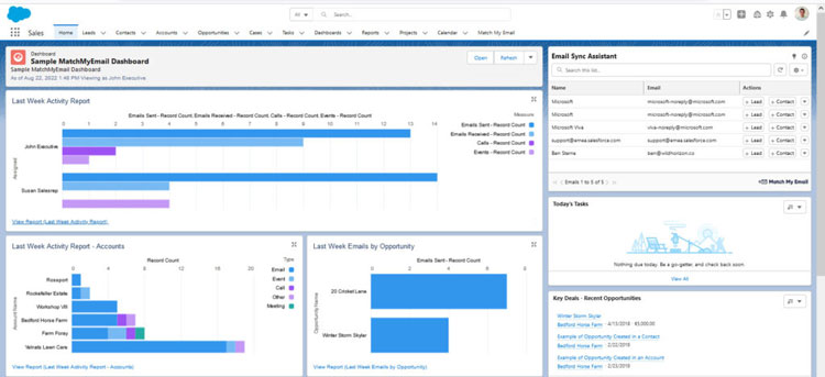 Salesforce Custom Dashboard