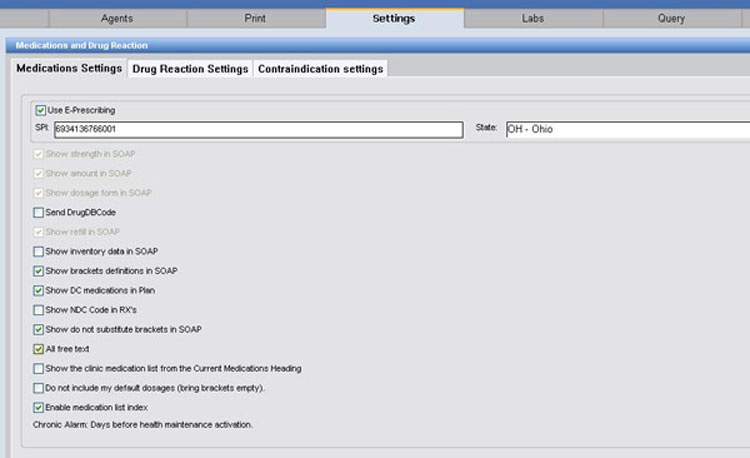 Praxis ePrescribing Module