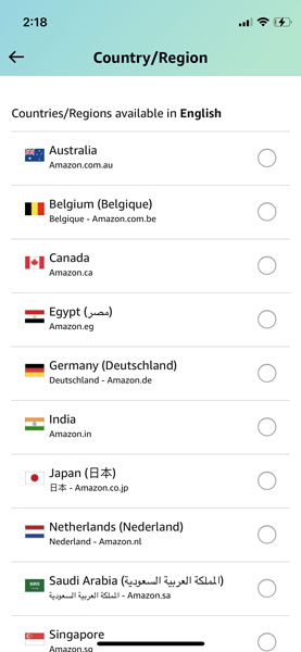 Select Your Language from the List of Languages